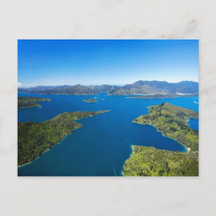 Torea Bay, Queen Charlotte Sound, Marlborough Postkarte