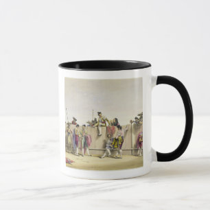 Toreros, die zwischen den Stieren, 1865 sich Tasse