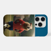 "Torerschütze Capybara: Der ultimative Fußballstar iPhone Hülle (Rückseite (Horizontal))