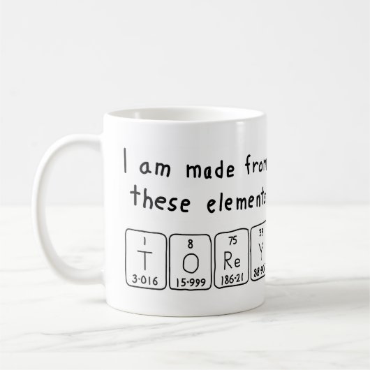 Torey Periodenname Tasse (Links)