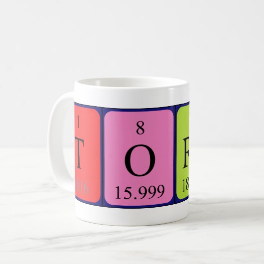 Torey Periodenname Tasse (Vorderseite Links)