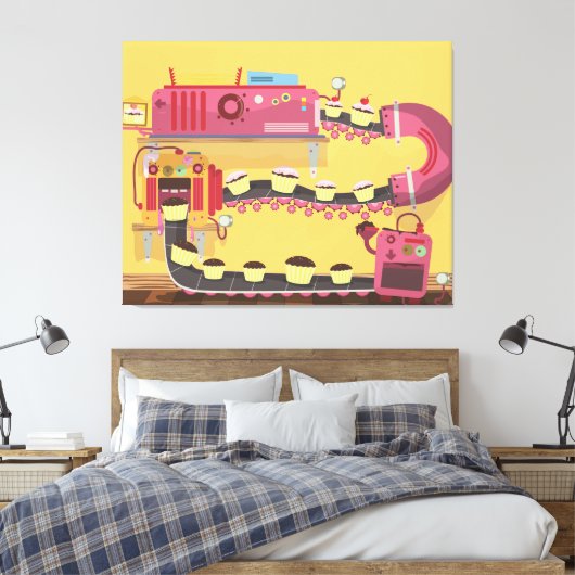 Torfabrik Leinwanddruck (Insitu (Schlafzimmer))