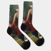 "Torfeger: Der Fußballstar Capybara"  Socken (Rechts)