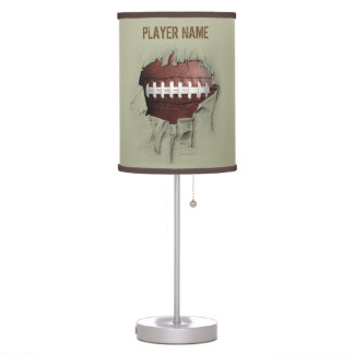 Torffußball-Personalisierte Tischlampe