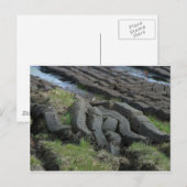 Torfschneiden Postkarte (Vorne/Hinten)