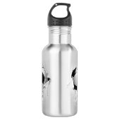 Torfsoccer Wasserflasche aus Edelstahl (Vorderseite)
