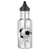 Torfsoccer Wasserflasche aus Edelstahl (Links)