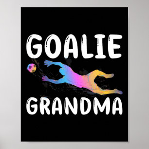 Torfußball-Oma eines Fußball-Torhüters Großmutter Poster