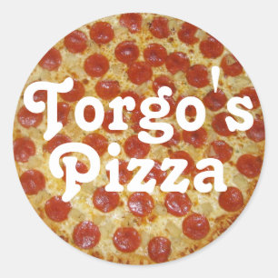 Torgos Pizza Runder Aufkleber