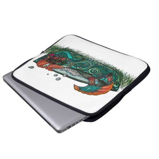 Torheit Laptopschutzhülle (Vorne Knopf)