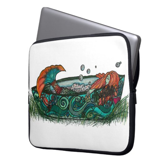 Torheit Laptopschutzhülle (Vorderseite Links)