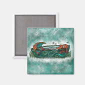 Torheit Magnet (Vorderseite/Rückseite)