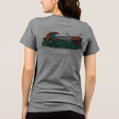 Torheit Tri-Blend Shirt (Rückseite)