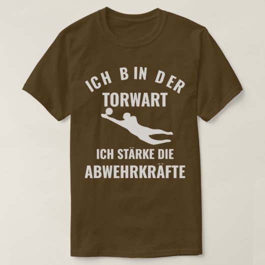 Torhüter 2 T-Shirt (Design vorne)