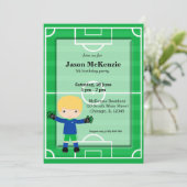 Torhüter Einladung (Stehend Vorderseite)