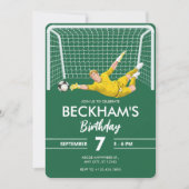 Torhüter Einladung (Vorderseite)