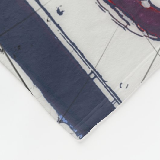 Torhüter - Eishockey-Goalie Fleecedecke (Ecke)