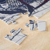 Torhüter - Eishockey-Goalie Puzzle (Seite)