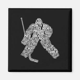 Torhüter Eishockey Jugend Männer Kinder Jungen Magnet