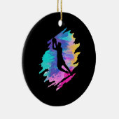 Torhüter Fußball-Toralie Keramik Ornament (Rechts)