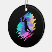 Torhüter Fußball-Toralie Keramik Ornament (Links)