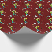 Torhüter Geschenkpapier (Ecke)