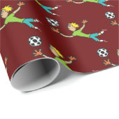 Torhüter Geschenkpapier (Rolleneckpunkt)