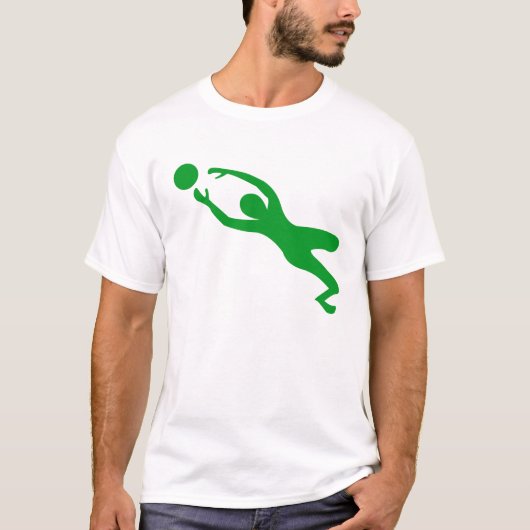 Torhüter - Grasgrün T-Shirt (Vorderseite)