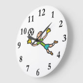Torhüter Große Wanduhr (Winkel)