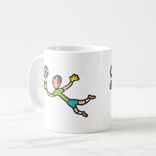 Torhüter Kaffeetasse (Vorderseite Links)