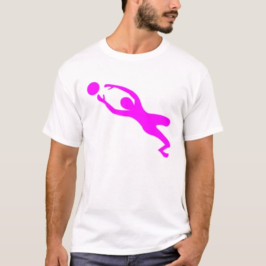 Torhüter - Magenta T-Shirt (Vorderseite)