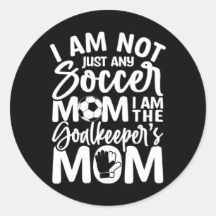 Torhüter Mama - Fußball Goalie Mama Mothers Day Wo Runder Aufkleber
