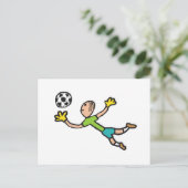 Torhüter Postkarte (Stehend Vorderseite)