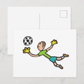 Torhüter Postkarte (Vorne/Hinten)