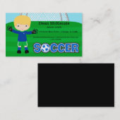 Torhüter Visitenkarte (Vorne/Hinten)