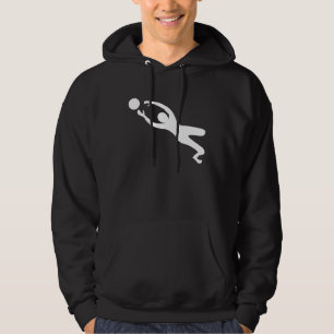 Torhüter - weiß hoodie