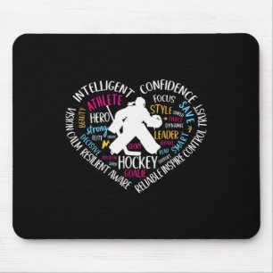 Torhüterinnen Eishockey Liebe Herz Für Teenager Fr Mousepad