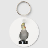 Tori das majestätische Cockatil Schlüsselanhänger (Vorderseite)