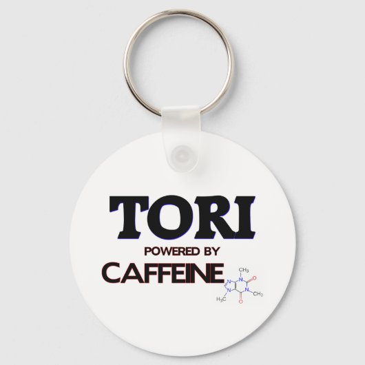 Tori mit Koffein Schlüsselanhänger (Vorderseite)