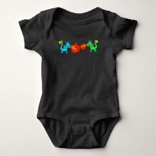 Törichte Drachen bekämpfen Baby Top