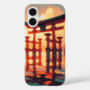 Torii des aufgehenden Lichts iPhone 16 Hülle