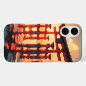 Torii des aufgehenden Lichts Case-Mate iPhone Hülle (Rückseite (Horizontal))