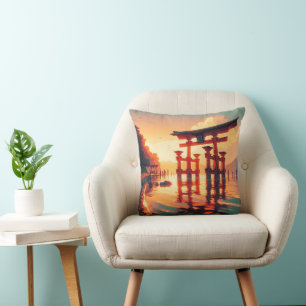 Torii des aufgehenden Lichts Kissen