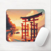 Torii des aufgehenden Lichts Mousepad (Mit Mouse)