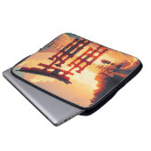 Torii des aufsteigenden Lichtes Laptopschutzhülle (Vorne Knopf)