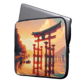 Torii des aufsteigenden Lichtes Laptopschutzhülle (Vorderseite Links)
