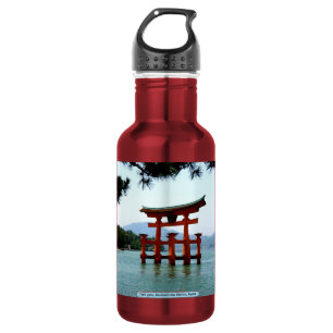 Torii gate, Itsukushima Shrine, Japan Edelstahlflasche