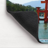 Torii gate, Itsukushima Shrine, Japan Mousepad (Ecke)