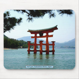 Torii gate, Itsukushima Shrine, Japan Mousepad