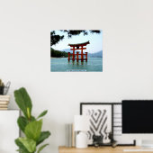 Torii gate, Itsukushima Shrine, Japan Poster (Heimbüro)